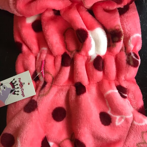 Dog Fall Winter Wear Jumpsuit Overall Coat Small Female Cut Pink NWT - Picture 9 of 12